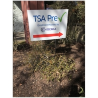 TSA PreCheck Light Weight Yard Sign    